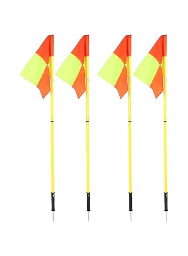 Corner Flag W Spring W/Plastic Cover Flag W/Clip 175*3 Cm Rcf30Sc