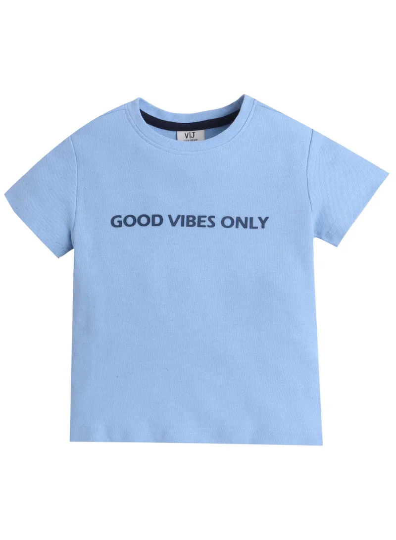 فكتور اند جين تيشيرت قطن "Good Vibes Only" للأولاد (2-9 سنوات)