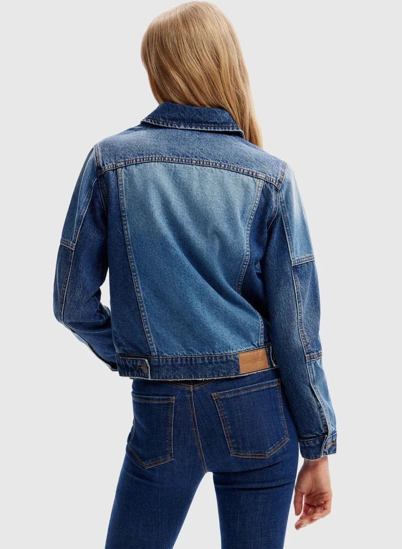 DESIGUAL Denim Trucker Jacket