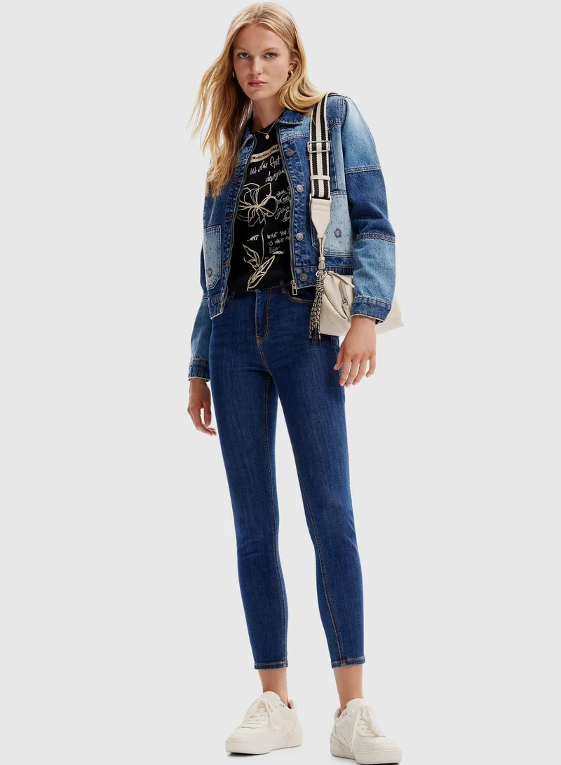 DESIGUAL Denim Trucker Jacket