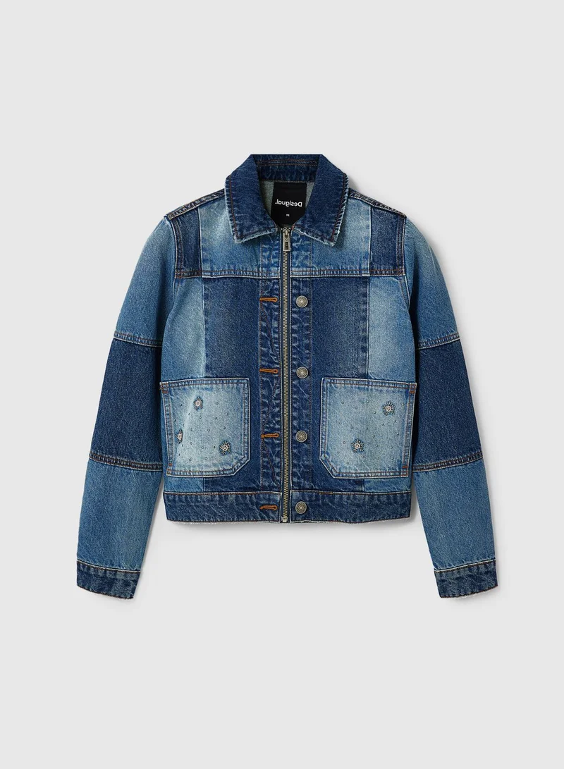 DESIGUAL Denim Trucker Jacket