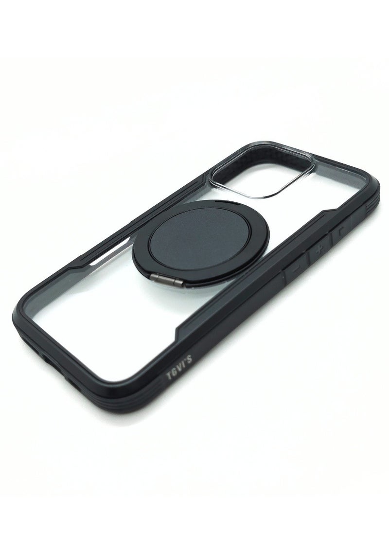 TGVI'S GVIS Luxury Series Case for iPhone 16 - Black  - Image 1