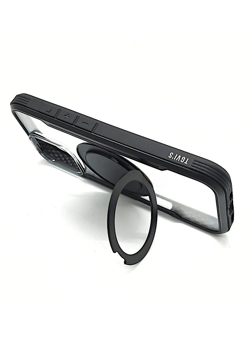 TGVI'S GVIS Luxury Series Case for iPhone 16 - Black  - Image 2