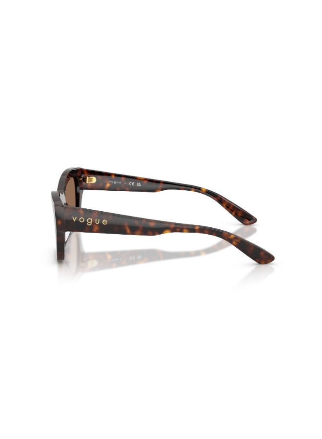 Vogue Women Full Rim Butterfly Sunglasses 0VO5658SU 53 - Image 3