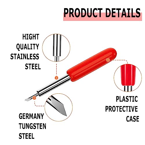 THANMAO 20 Pcs Replacement Blades Compatible with Explore Air 2/Air 3/Explore 4/Maker/Maker 3/Maker 4 Cutting Machines（5 Fine-Point Blades, 10 Standard Blades and 5 Deep Cutting Blades） - Image 4