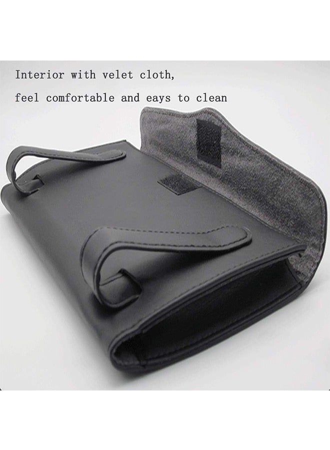 تودي جي هو منديل الجلد الممتاز وحامل الأنسجة ، للمقعد الخلفي والسيارة ، Cartbox02B ، أسود - Image 5