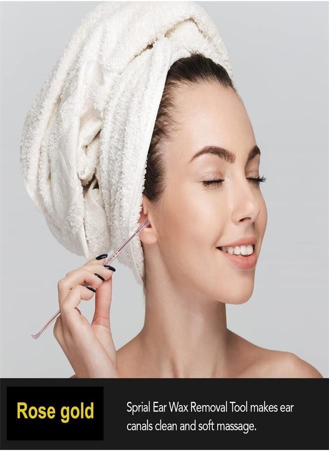 Generic - Ear Wax Removal, Professional Ear Cleaner, with Stainless Steel 360° Spiral Ear Massage Cleaning Tool, Comfortable Ear Wax Removal Kit - Image 1