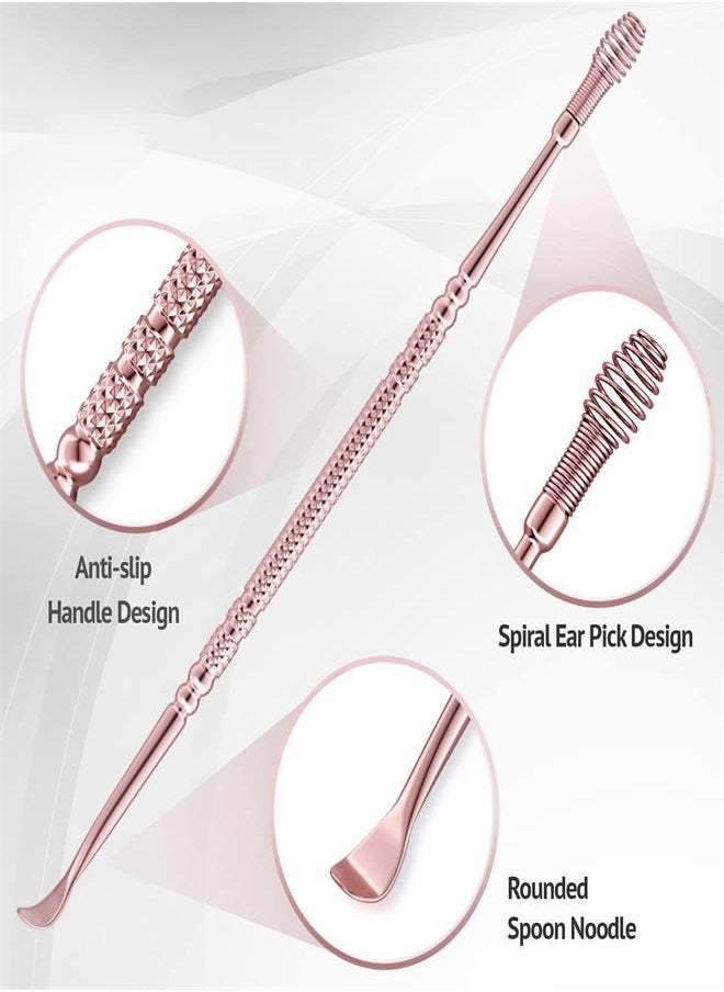 Generic - Ear Wax Removal, Professional Ear Cleaner, with Stainless Steel 360° Spiral Ear Massage Cleaning Tool, Comfortable Ear Wax Removal Kit - Image 1