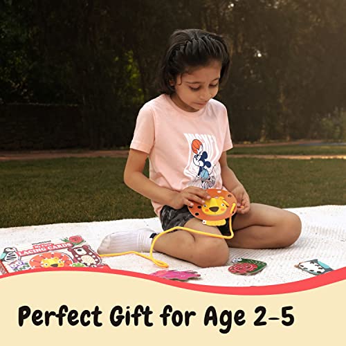 WONDRBOX Bulk Birthday Return Gifts Montessori Animal Lacing Cards Activity Educational Toy for Kids Age 2 3 4 Year Old | Autistic, Occupational Therapist Games (Pack of 10) - Image 2