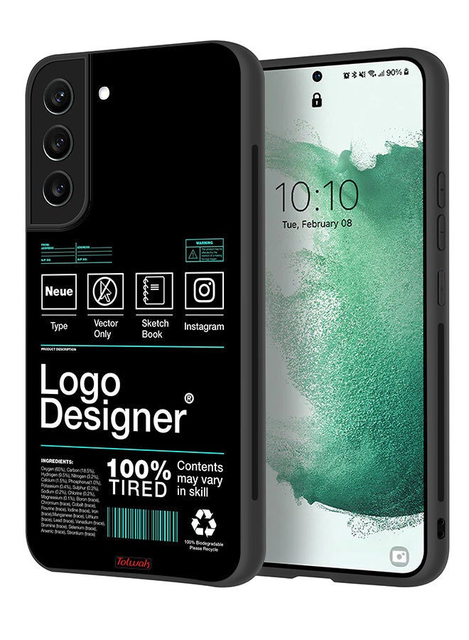 Tolwak Samsung Galaxy S21 Plus 5G Protective Case Cover Logo Designer Sticker - Image 1