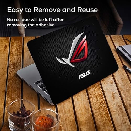 Inkykart Pattern A10 Top+Wrist Pad Vinyl Laptop Skin/Sticker/Cover for 15 to 15.6 Inches Laptops Laminated-Removable-HD Quality Compatible for Asus (15x10 Inches) - Image 4
