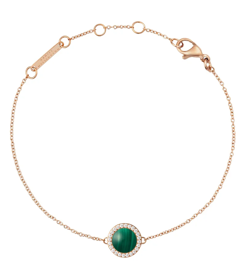 Daniel Wellington Audrey Bracelet Malachite Rose Gold