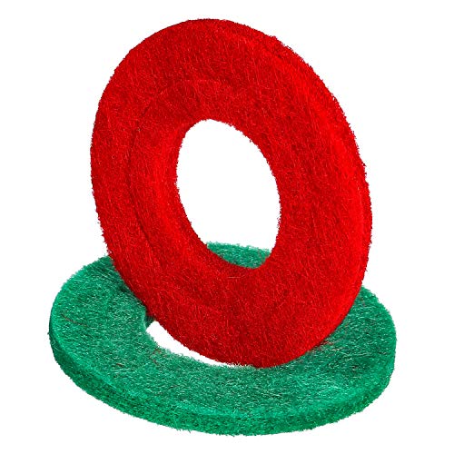Pangda 6 Pieces Battery Terminal Anti Corrosion Washers Fiber battery post shims Battery Terminal Protector battery corrosion cleaner (3 Red and 3 Green) - Image 5