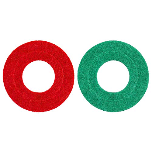 Pangda 6 Pieces Battery Terminal Anti Corrosion Washers Fiber battery post shims Battery Terminal Protector battery corrosion cleaner (3 Red and 3 Green) - Image 4