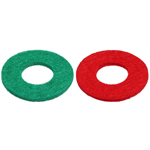 Pangda 6 Pieces Battery Terminal Anti Corrosion Washers Fiber battery post shims Battery Terminal Protector battery corrosion cleaner (3 Red and 3 Green) - Image 3