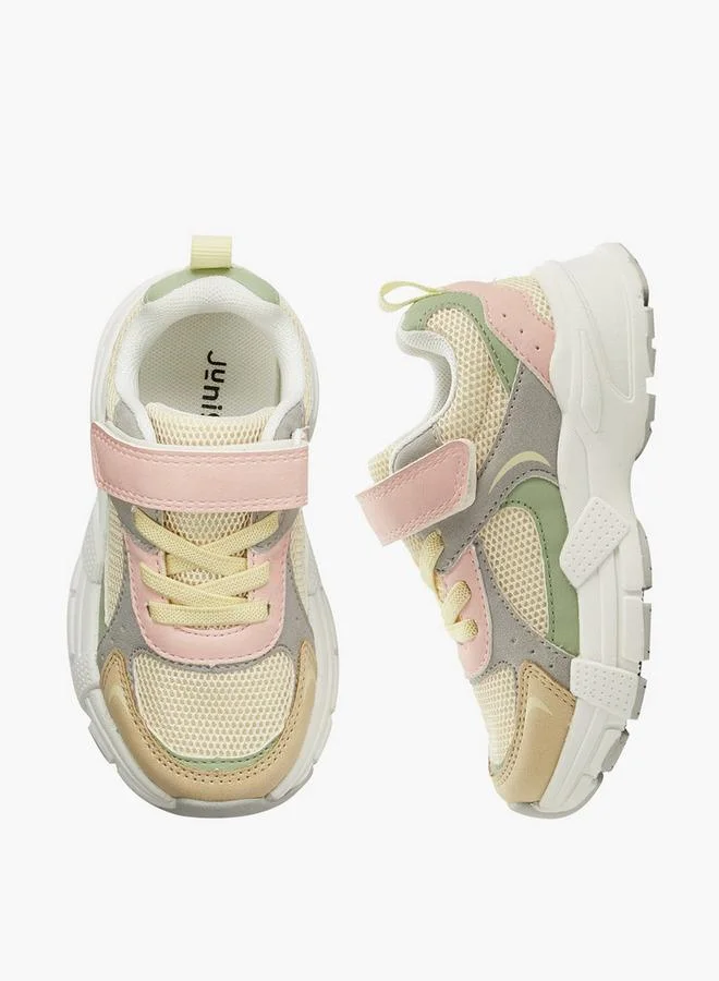 جونيورز Girls Hook & Loop Ankle Sneakers
