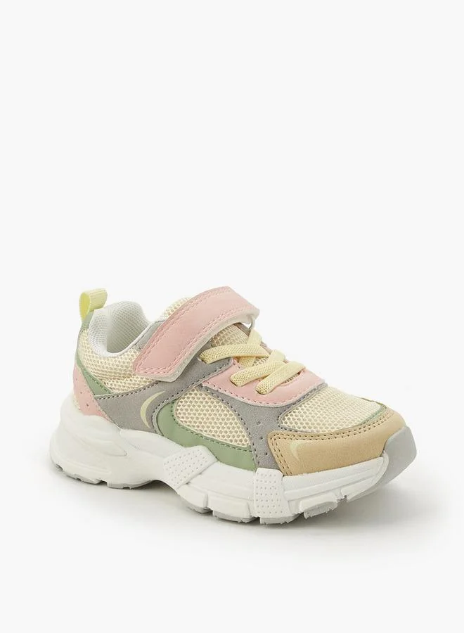 جونيورز Girls Hook & Loop Ankle Sneakers