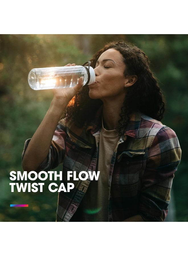 Hydrapak Recon - 50% Recycled Plastic Water Bottle, Eco Friendly & BPA Free, Smooth Flow Twist Cap, Easy Carry (750 ml, - Image 3