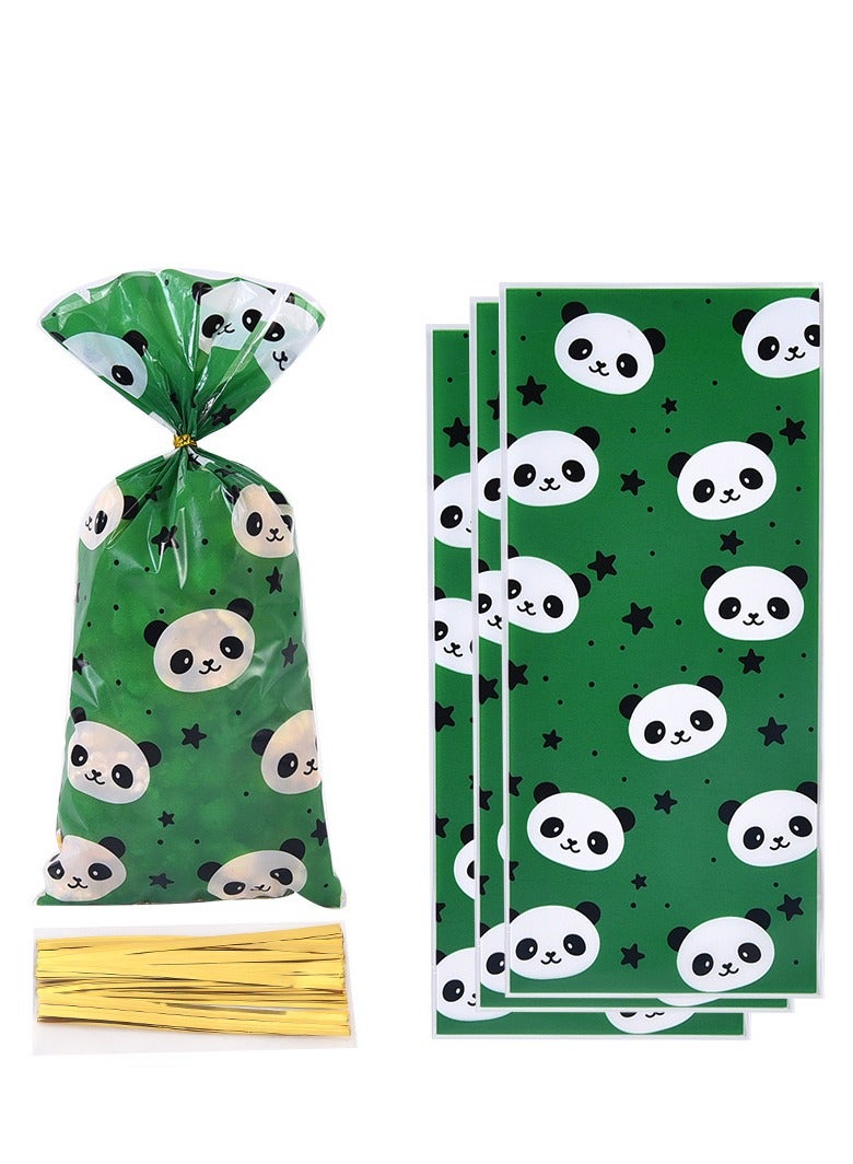 50pcs Panda Style Candy Bags Opp Flat Bags - Image 3