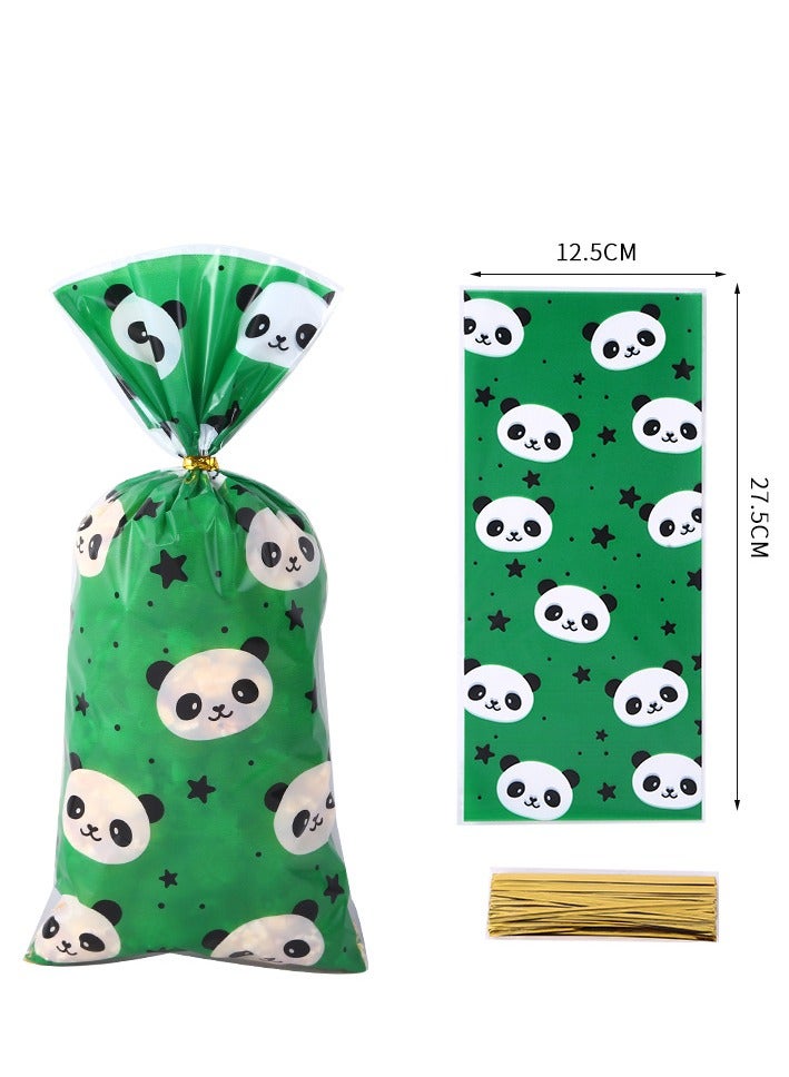 50pcs Panda Style Candy Bags Opp Flat Bags - Image 4
