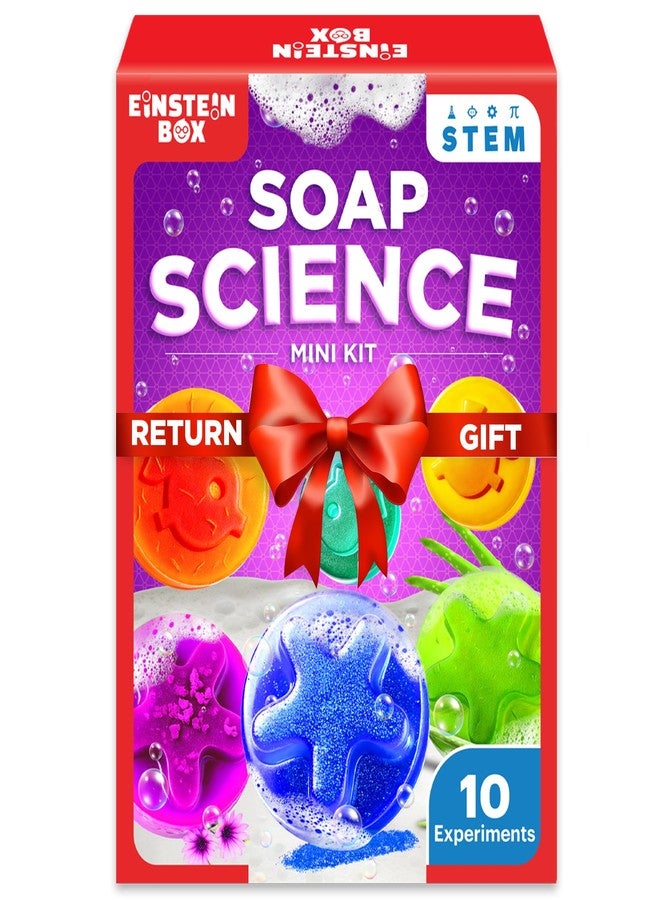 Einstein Box Return Gift Ideas for Age 10-12 Kids | Fun DIY Science Soap Making Kit with Fish and Star Scented Soaps for Kids - Image 1