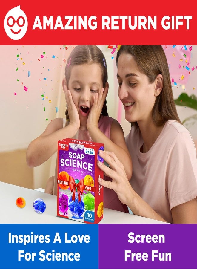 Einstein Box Return Gift Ideas for Age 10-12 Kids | Fun DIY Science Soap Making Kit with Fish and Star Scented Soaps for Kids - Image 5