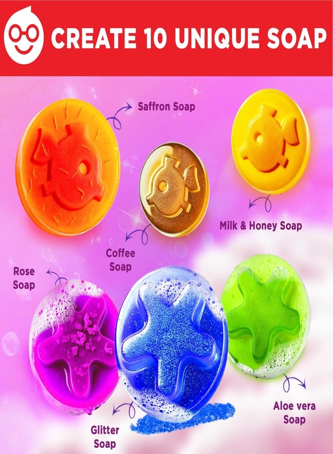 Einstein Box Return Gift Ideas for Age 10-12 Kids | Fun DIY Science Soap Making Kit with Fish and Star Scented Soaps for Kids - Image 4