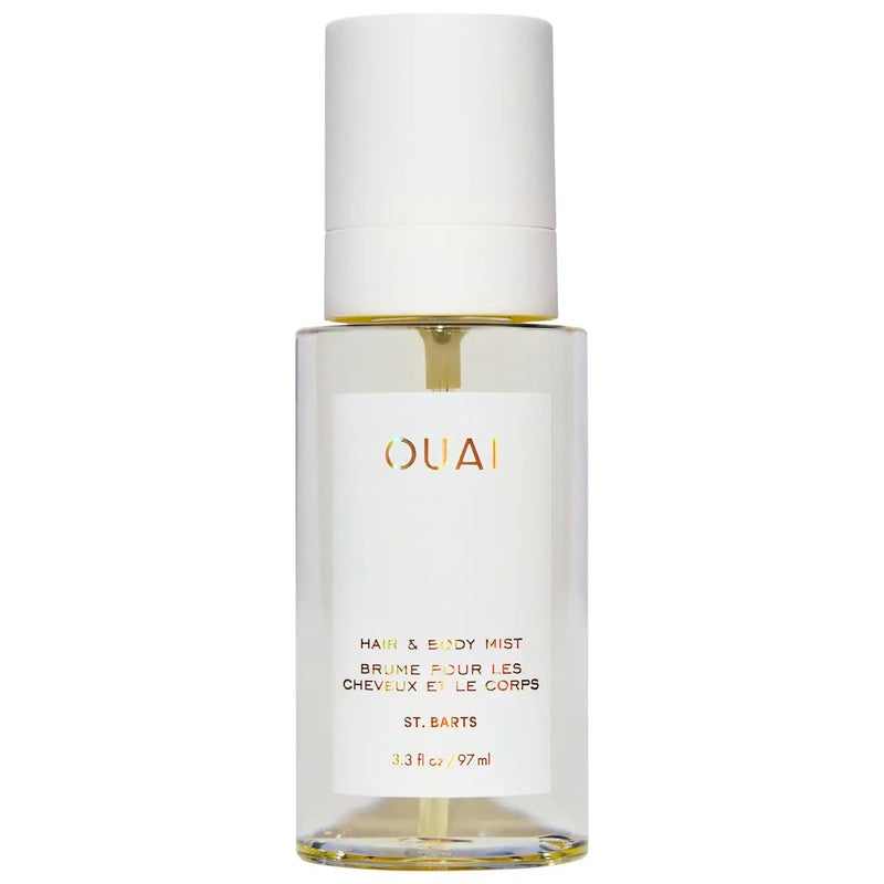 OUAI St. Barts Hair and Body Mist - Tropical-Scented Hair Perfume and Body Spray - Notes of Dragonfruit, Orange Blossom, Tuberose & Musk (3.3 Fl Oz) - Image 1