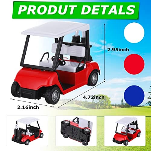 Yunsailing 6 Pcs 472 Inch Mini Golf Cart MiniatureDiecast Golf Cart for Birthday Party FavorsMetal Pull Back Die Cast Action Toy GolfCart for Party Decorations 1 20 - Image 5