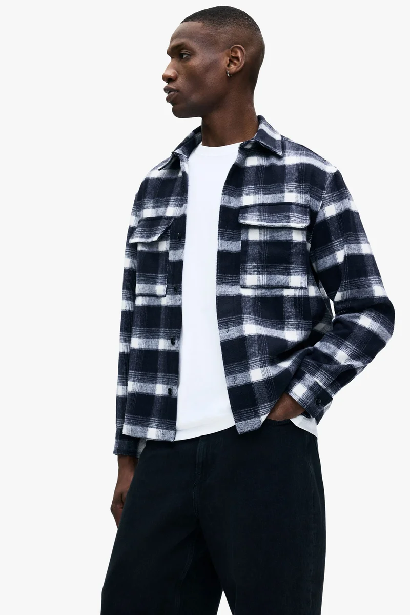 H&M Regular Fit Flannel overshirt