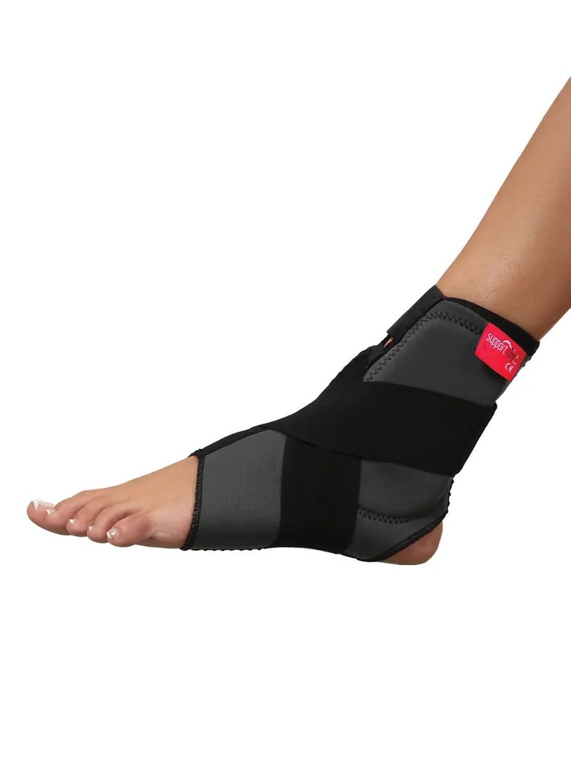 AID PLUS Ankle Stabilizer With Ligament Support (Medium) - Reliable Ankle Support For Injury Prevention And Recovery - Sku: 60051