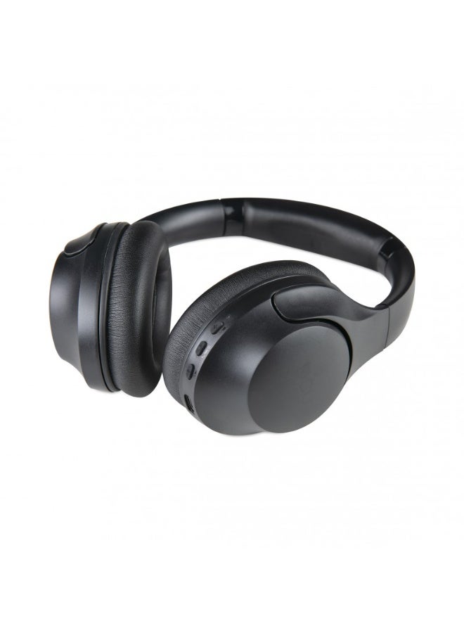 DCU TECNOLOGIC DCU 34152515 DCU ANC True Immersive Bluetooth Headphones, 60H Playtime, 3-Mic, Foldable Design – Black - Image 3