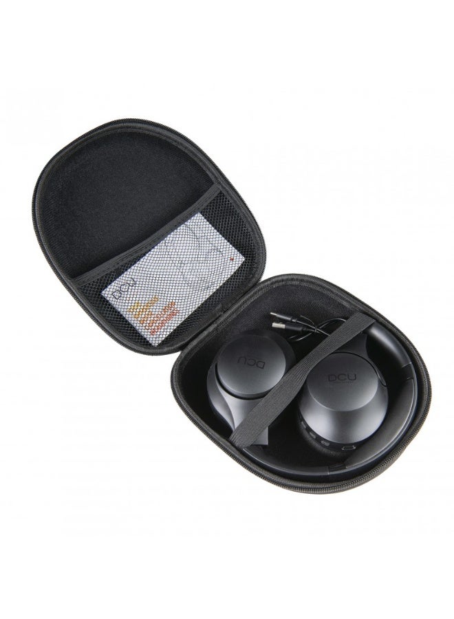 DCU TECNOLOGIC DCU 34152515 DCU ANC True Immersive Bluetooth Headphones, 60H Playtime, 3-Mic, Foldable Design – Black - Image 5
