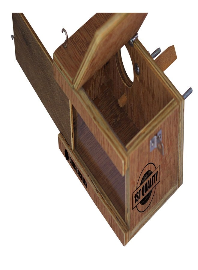 CRIB FACTORY CRIBFACTORY | WOOODEN BREEDING Box for Finches | ONE Side Transparent | 7x5x5 INCH - Image 5