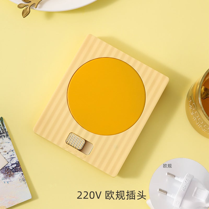 Heating Coaster with Temperature Adjustment – USB Powered Plastic Base - Image 1