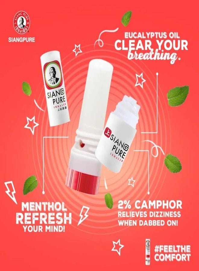 MISTYCDEP SIANG PURE Nasal Relief Inhaler | 2 in 1 Inhaler | Refreshing And Aroma Oil Stick For Relief Of Nasal Congestion And Vertigo | Product Of Thailand (6 pcs) - Image 4