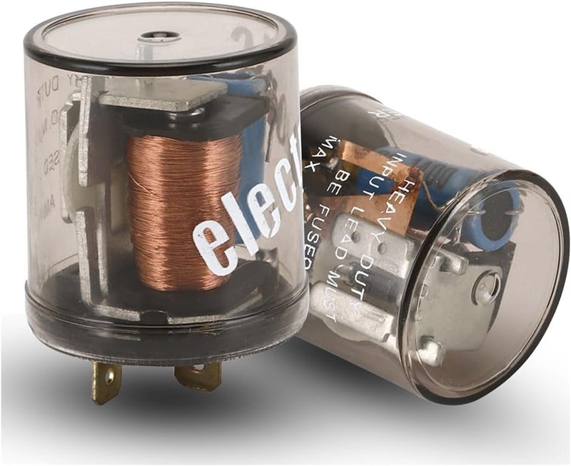 zipelo 2 Pin Electronic Flasher Relay - 2 Pcs - Image 1