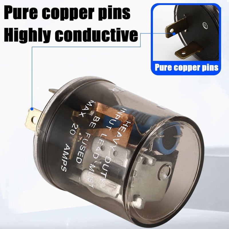 zipelo 2 Pin Electronic Flasher Relay - 2 Pcs - Image 2