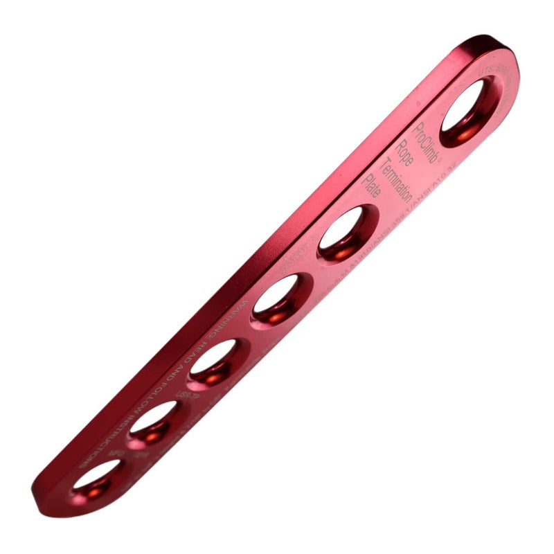 Proclimb 22 Kn Rope Termination Plate - Aluminum Rigging Plate For 5/8""-3/4"" Kernmantle Rope - Anchor Plate For Vertical Lifeline And Fall Protection - Image 3