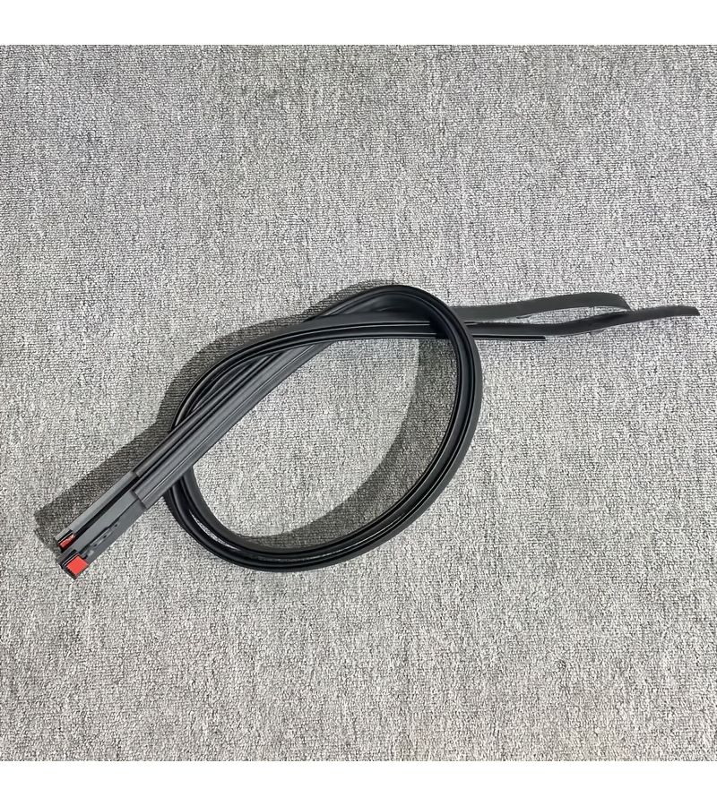 1 Pair Black Roof Gutter Seal Strip For Toyota Hilux Revo 2016 2020 Headliner Trim - Image 2