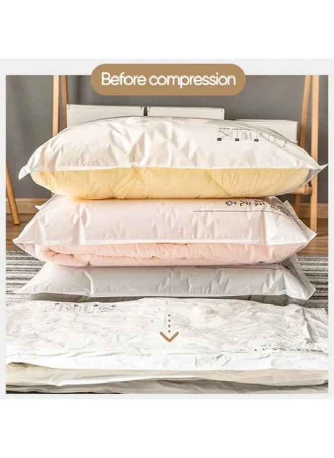 GGEROU - Vacuum Storage Bags Set with Electric Pump, Space Saver Sealer Bags, Airtight Compression Bags for Clothes, Pillows, Comforters, Blankets, Bedding 100x80cm - Image 1