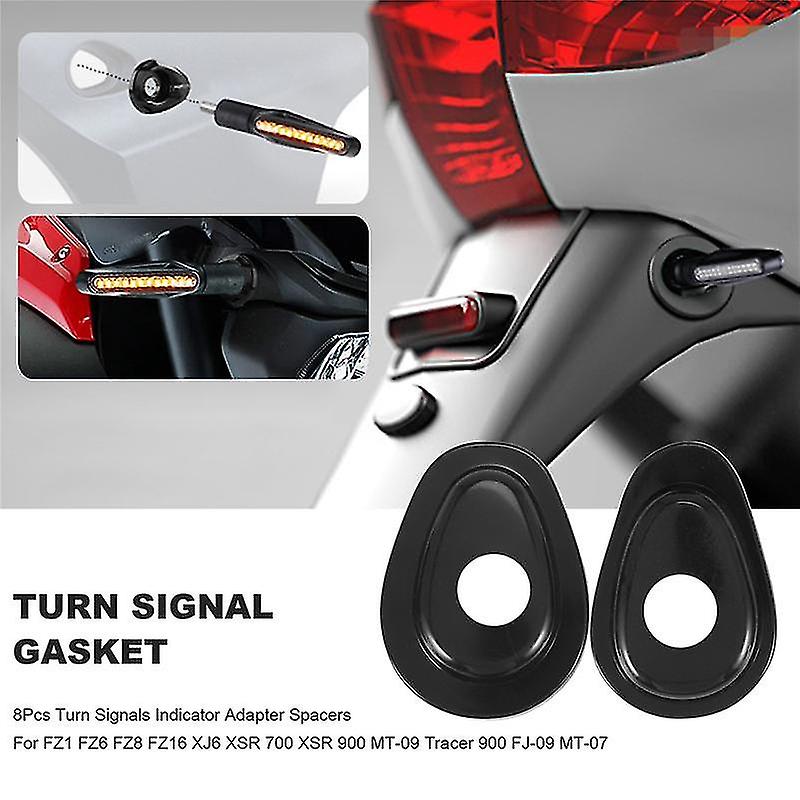 8pcs For Yamaha Fz1 Fz6 Fz8 Turn Signals Indicator Adapter Spacers - Image 4