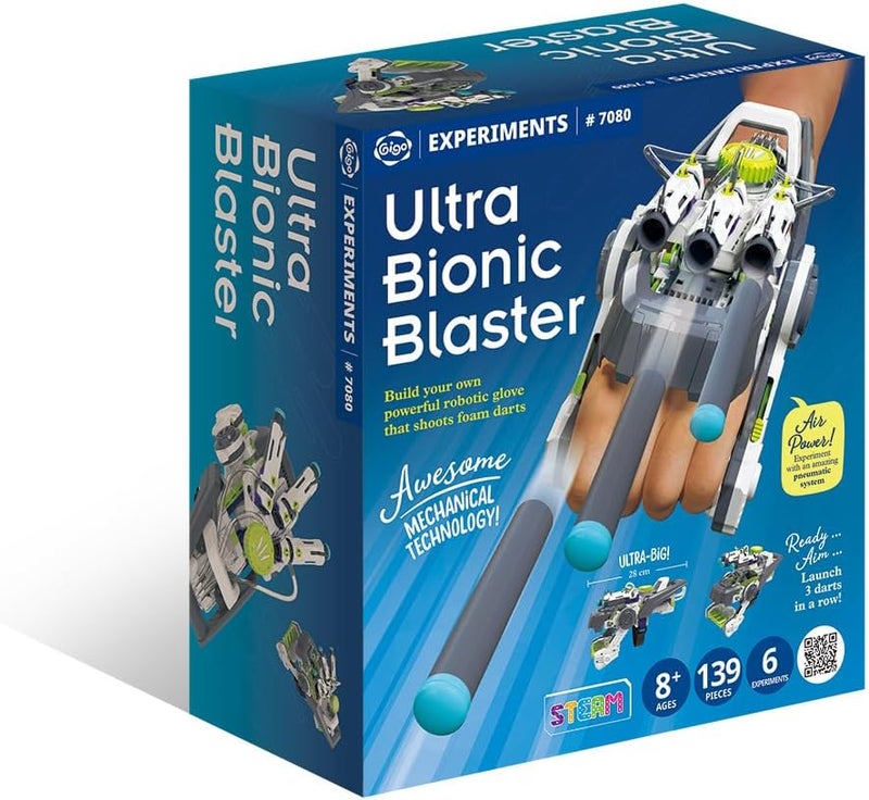 Gigo Ultra Bionic Blaster - Air Pressure-Powered Robotic Glove Kit - Image 1