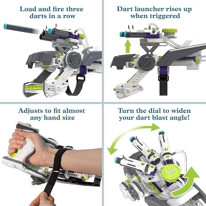 Gigo Ultra Bionic Blaster - Air Pressure-Powered Robotic Glove Kit - Image 4