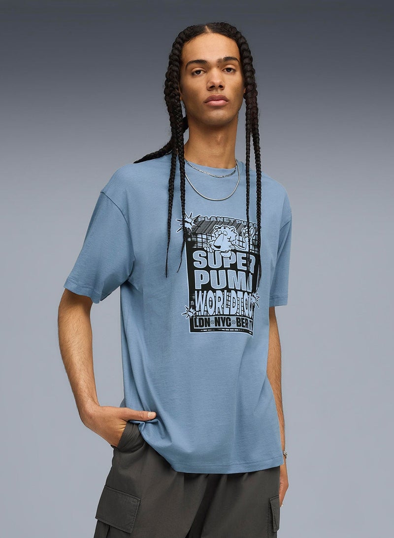 بوما تيشيرت سوبر وورلد تور برسومات مريحة - Image 1