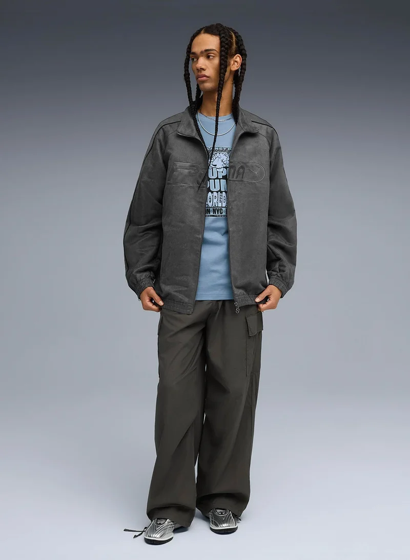 PUMA cool blue Graphic Super World Tour Relaxed T-Shirt for Men | Best Price UAE