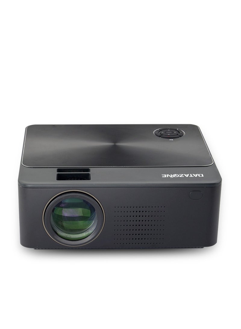 Datazone Smart Projector 720P Android 9.0 with Wi-Fi, Bluetooth, and Screen Mirroring – Up to 150-Inch Display with Built-in Speaker - Image 2