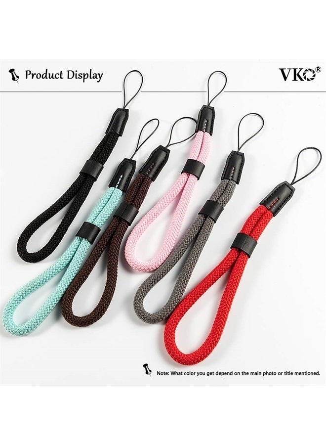 VKO Soft Camera Wrist Strap Compatible with Sony ZV-1 RX100 RX100II RX100III RX100IV RX100V G5XII G7X G7XII G7XIII G9X G9XII GR GRII GRIII Hand Strap Black - Image 4