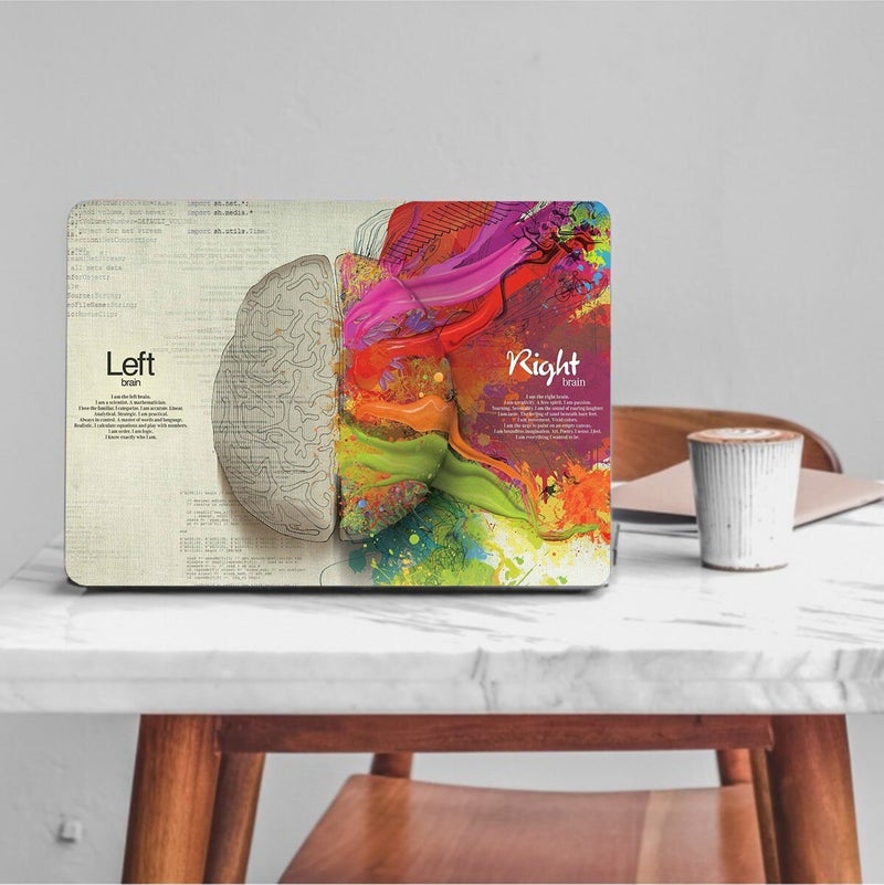 Walldeco Brain Notebook - Laptop Sticker Covering 