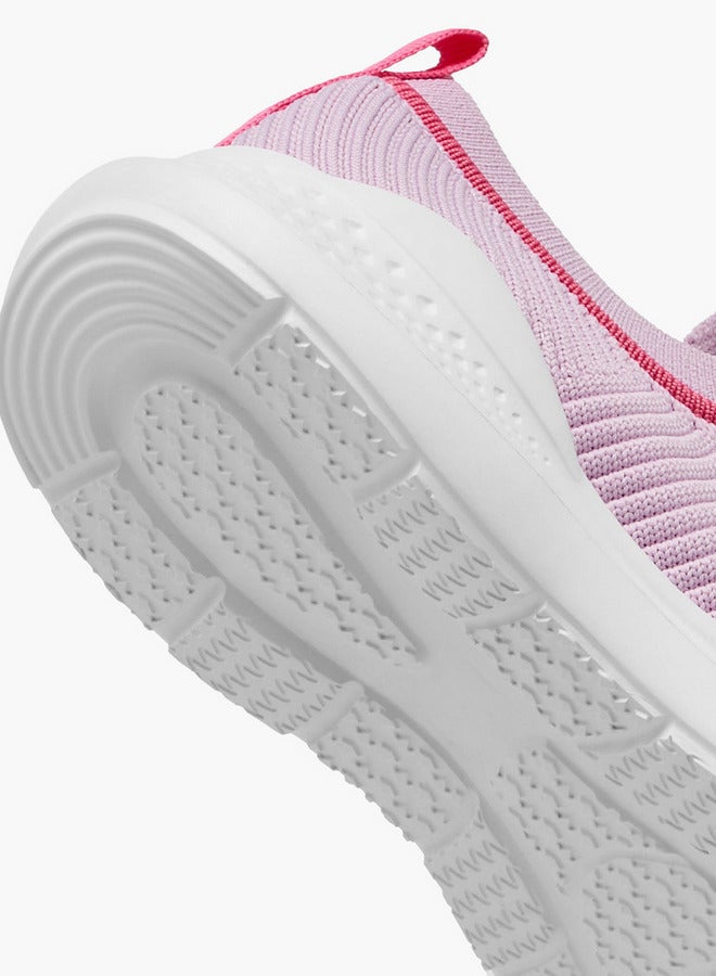 Dash Textured Slip-On Sports Shoes with Pull Tab  - Image 5